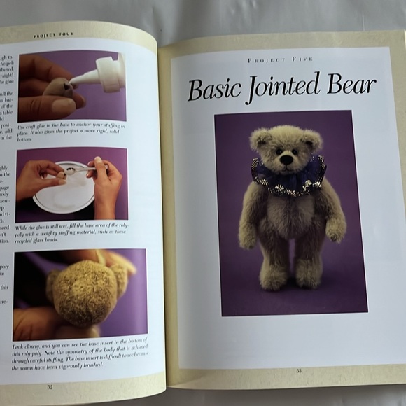 NWT Teddy Bears How to Make Enchanting Miniature BOOK Debbie Kesling 1997 - Picture 12 of 17